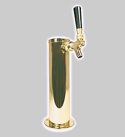 Photo of D4743T-PVD Polished PVD Brass 1-Faucet Beer Tower - 3