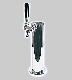 Photo of D4743T Chrome Metal 1-Faucet Beer Tower- 3