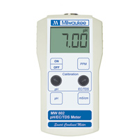 Milwaukee MW802 pH/EC/TDS Combo Meter (0-4000ppm)