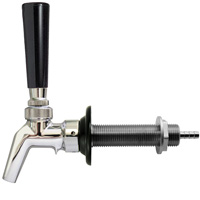Chrome Beer Faucet with Brass Lever