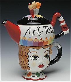 Photo of Art-Tea Teapot & Cup by Peggy Turchette