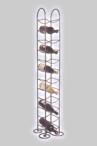Photo of Alsace 12 Bottle Wrought Iron Wine Rack