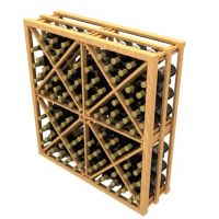 Allavino Stackable Diamond Cube 144 Bottle Wood Wine Rack