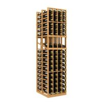 Double Deep 4 Column Wine Rack Display