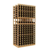Double Deep 8 Column Wine Rack Display