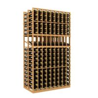 Double Deep 9 Column Wine Rack Display