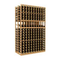 Double Deep 10 Column Wine Rack Display