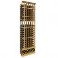 8' Six Column Display Wood Wine Rack