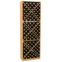 Solid X-Cube Wine Rack