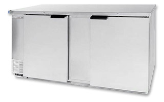 Photo of Beverage-Air BB68-1-S Stainless Steel Back Bar Refrigerator