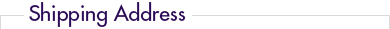 Shipping Address