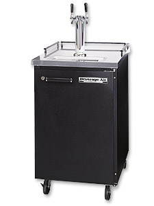 Photo of Beverage-Air BM23-2 Dual Faucet Keg Refrigerator.