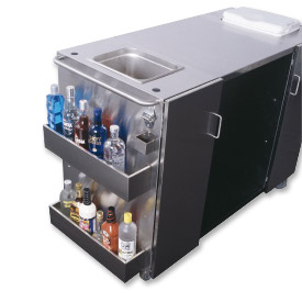 Photo of Summit CARTOS Stainless Steel Outdoor Serving Cart