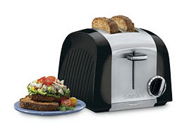 Photo of Cuisinart CMT-200PBK Cast Metal 2-Slice Toasters