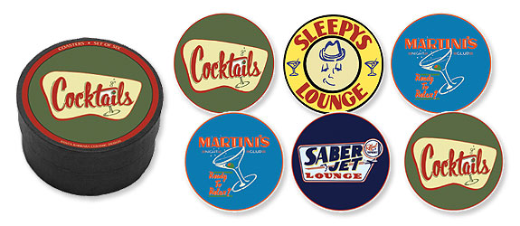 Photo of Sign of Good Times Cocktails Coasters