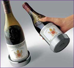 Photo of Vacu Vin Stainless Steel Wine Bottle Coaster