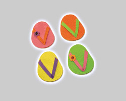 Photo of Sorbet Flip Flop Coasters - Set of 4