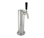 Single Faucet Stainless Draft Beer Tower w/ Perlick 575SS Stainless Faucet