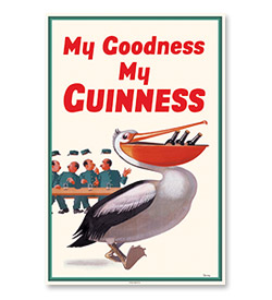 Photo of Guinness Pelican Metal Pub Sign
