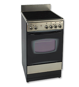 Photo of Avanti DER201BS Stainless Electric Range