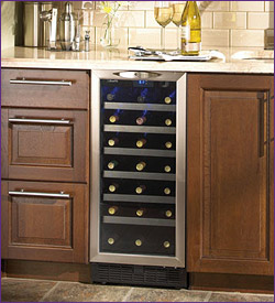 Photo of Danby DWC1534BLS 34-Bottle Built-in Wine Cooler with Stainless Steel Door Trim