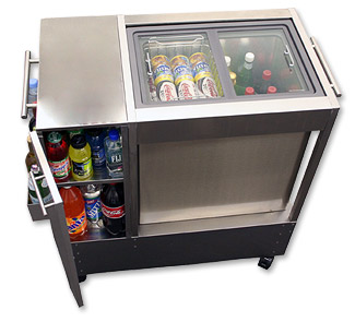 Photo of Summit RPC07 Stainless Steel Outdoor Refrigerated Party Cart