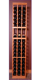 Photo of Grotto 3-Column Wine Rack with Display Row