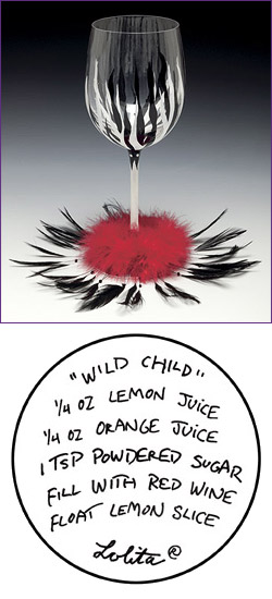 View Larger Image of Lolita Love My Wine Glass - Wild Child