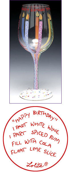 Photo of Lolita Love My Wine Glass - Happy Birthday