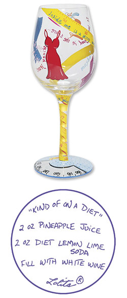 Photo of Lolita Love My Wine Glass - Kind of on a Diet