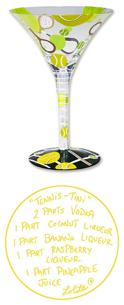 Photo of Lolita Love My Martini Glass - Tennis-tini