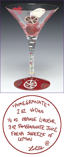 Photo of Lolita Love My Martini Glass - Pomegranate