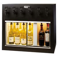 Monterey 6 Bottle Wine Dispenser Preservation Unit - Laminate