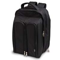 Wine Picnic Backpack for Two - Black