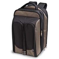 Wine Picnic Backpack for Two - Tweed