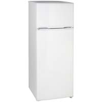 7.4 Cu. Ft. Two Door Apartment Refrigerator - White Cabinet and White Doors
