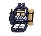 Picnic at Ascot Brighton Backpack for Four with Blanket