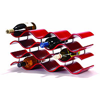Bali Countertop Wine Rack - Crimson