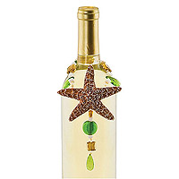 LAST ONE!  Sea Star Wine Bottle Jewelry