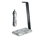 Rogar Table Stand & Handle Set - White Wave Granite