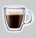 Photo of Bodum 10602-10 Bistro Double Wall Glass Espresso Mug (Set of 2)
