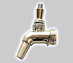 Perlick Beer Faucet - Stainless Steel w/ Polished Brass Finish