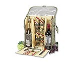 Picnic at Ascot Santa Barbara Vintage Wine Bottle Carrier for 4