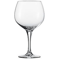 Mondial Burgundy Wine Glass Stemware - Set of 6