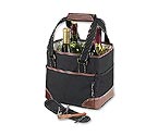 Picnic at Ascot Four Bottle Canvas Ice Cooler Wine Carrier