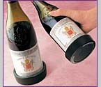 Vacu Vin Black Wine Bottle Coaster