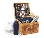 Canterbury English Style Willow Picnic Basket for Two