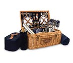 Windsor English Style Suitcase Picnic Basket for Four