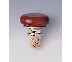 Rosewood Flat-Top Cork Wine Stopper