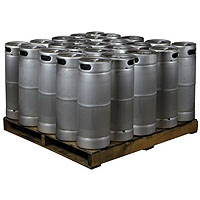 Pallet of 25 Kegs - 5 Gallon Commercial Keg with Micromatic Drop-In D System Sankey Valve